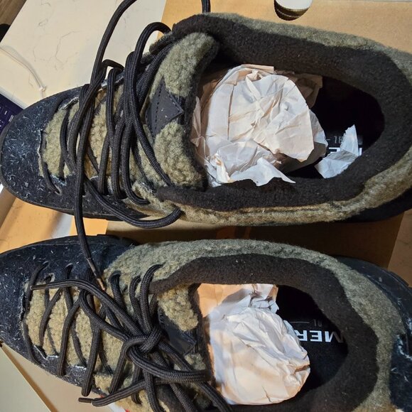 Merrell MQM Ace Fleece 1TRL Black Olive Hiking Shoes sneakers Sz 10 J067897 NEW - Picture 8 of 14